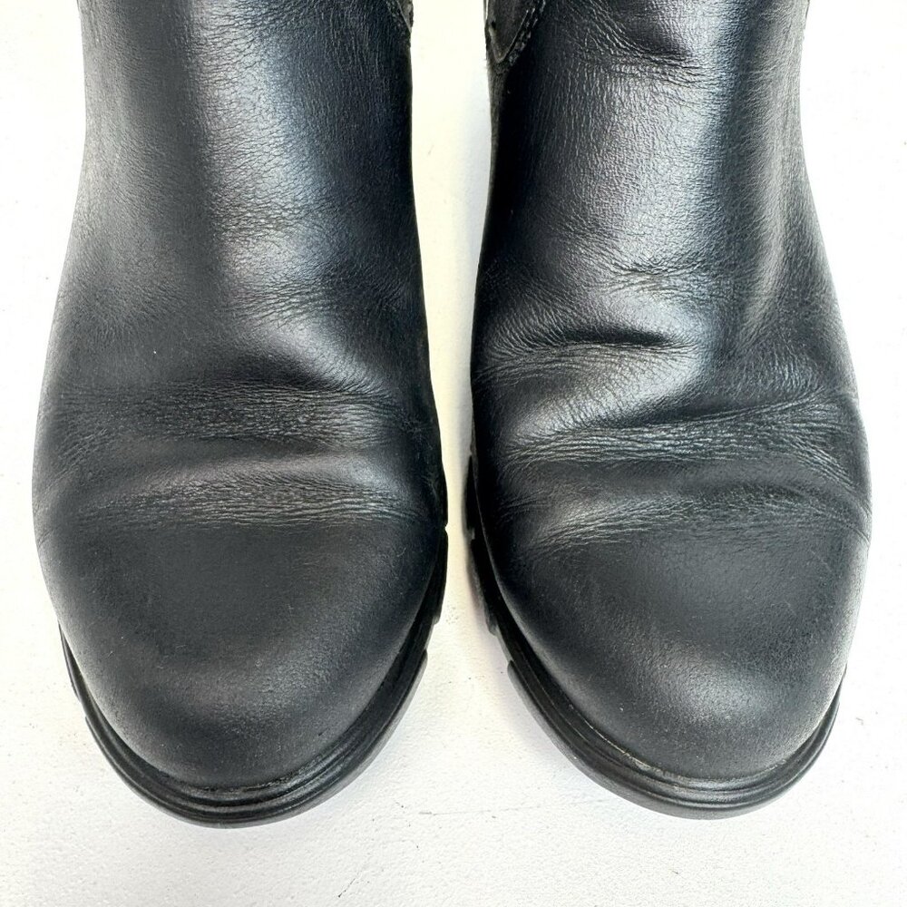 Blundstone Boots Womens US Size 7 Black Chelsea Pull On Heel Leather - Picture 3 of 11